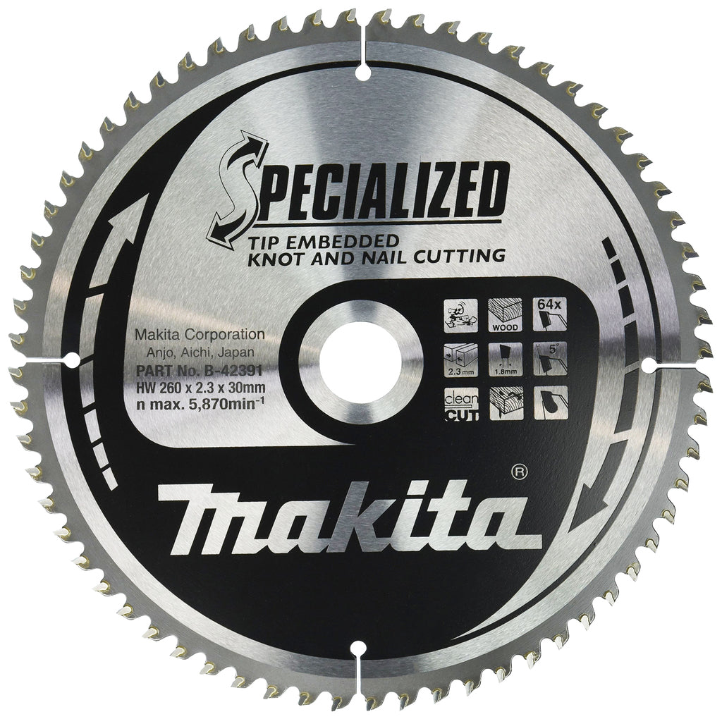 Accessoires Makita lame de scie à tronçonner bois (clou à noeud) – b-42391
