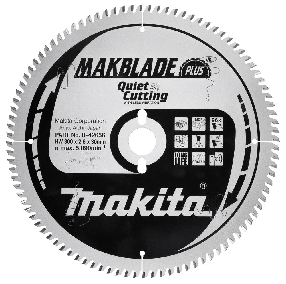 Makita lame de scie mdf diamètre lame de scie 300mm