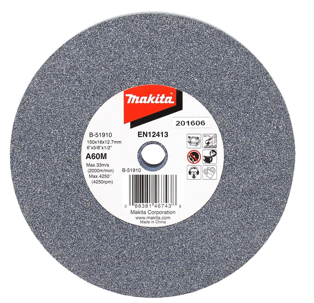 Accessoires Makita affûtage st. 150x16x12,7mm a60m - b-51910