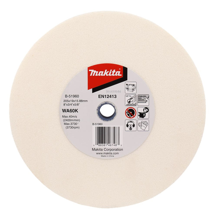 Accessoires Makita affûtage st. 205x19x15,88mm wa60k - b-51960