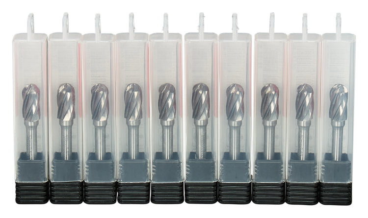 Fraise carbure Makita 10x20mm s=6 aluminium. - b-52766-10