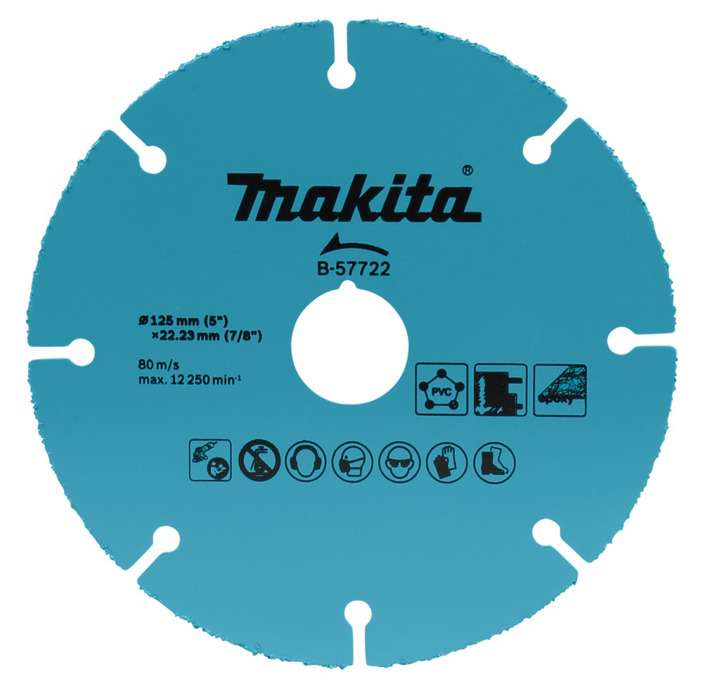 Accessoires Makita disque à tronçonner 125x1,0 multi hm - b-57722 - b-57722
