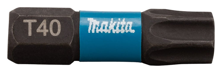 Makita accessoires tournevis à percussion noir t40x25mm - b-63703