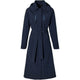 Basil trench coat mosse dames bleu nuit m