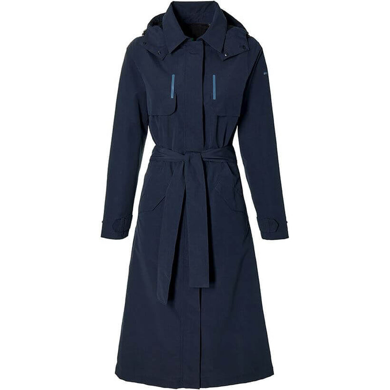 Basil trench coat mosse dames bleu nuit l