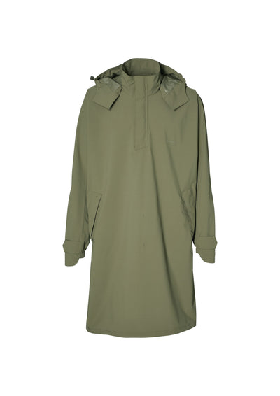 Basil poncho mosse unisexe vert olive m l