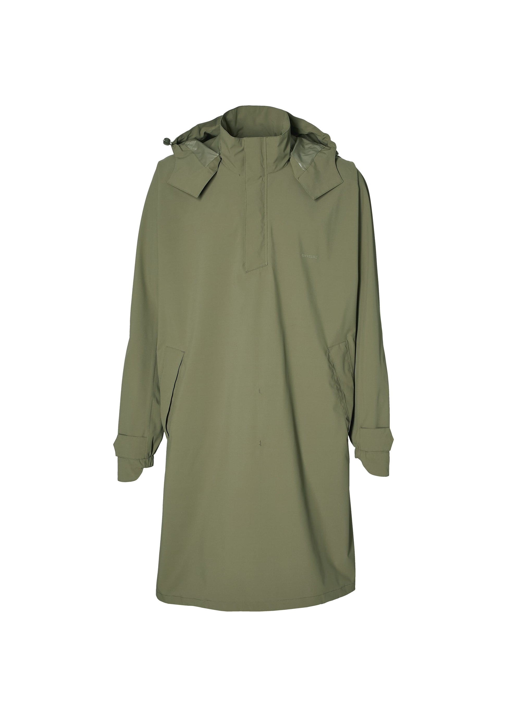 Basil poncho mosse unisexe vert olive xl xxl