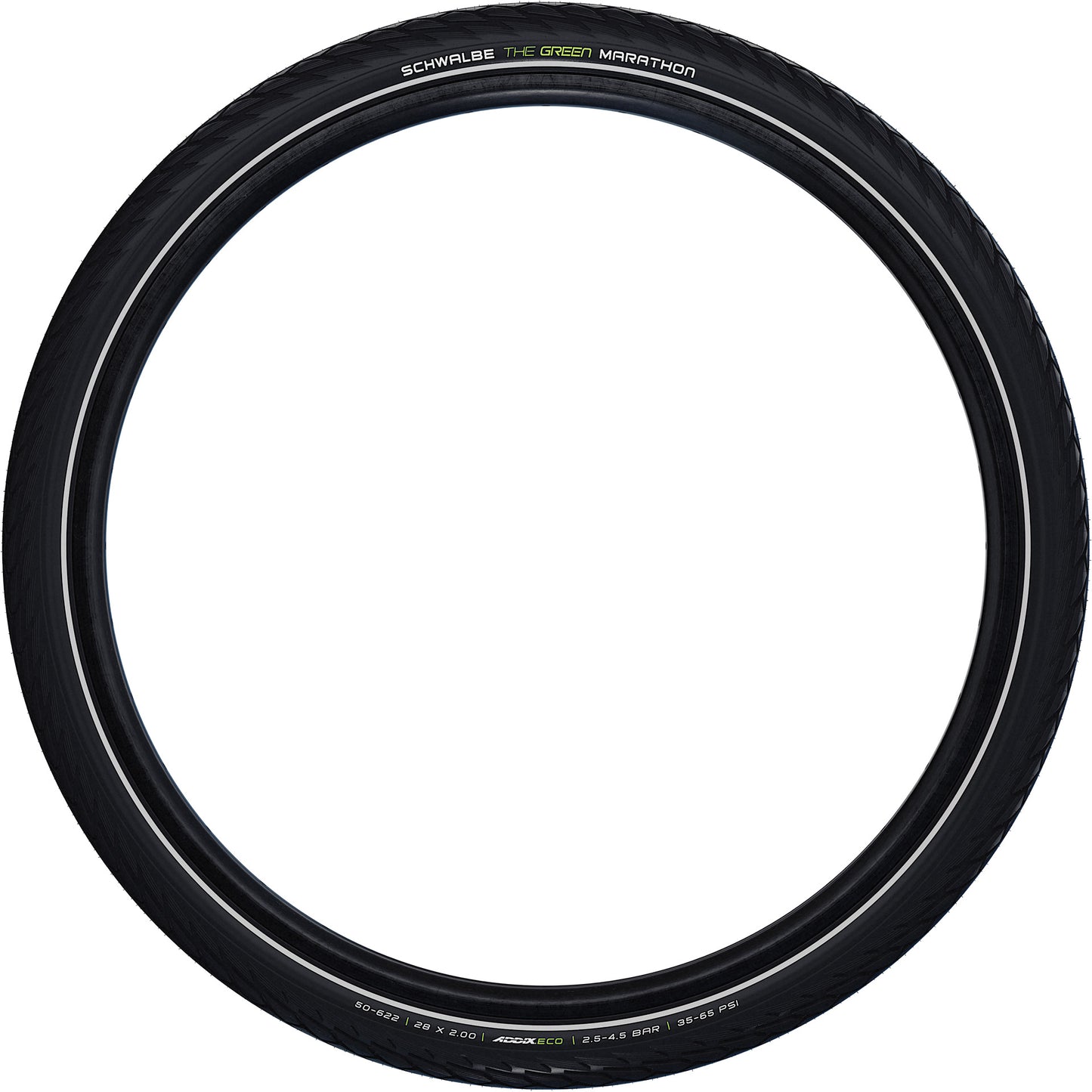 Schwalbe Tire Green Marathon Greenguard 28x1 5 8x1 3 8 (37-622) noir