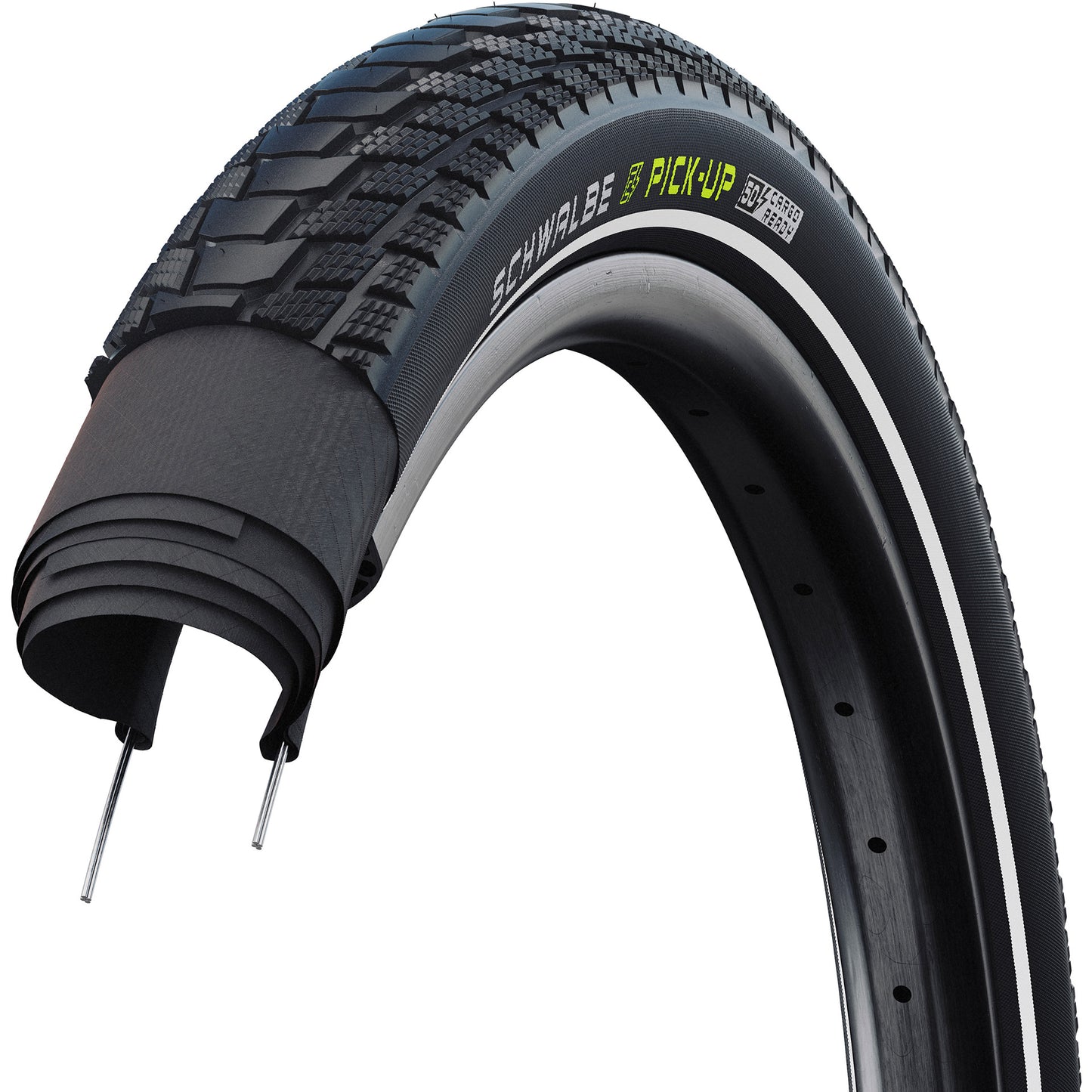 SCHWALBE TIRE 18-2.15 (55-355) Pick-up perf Black + R