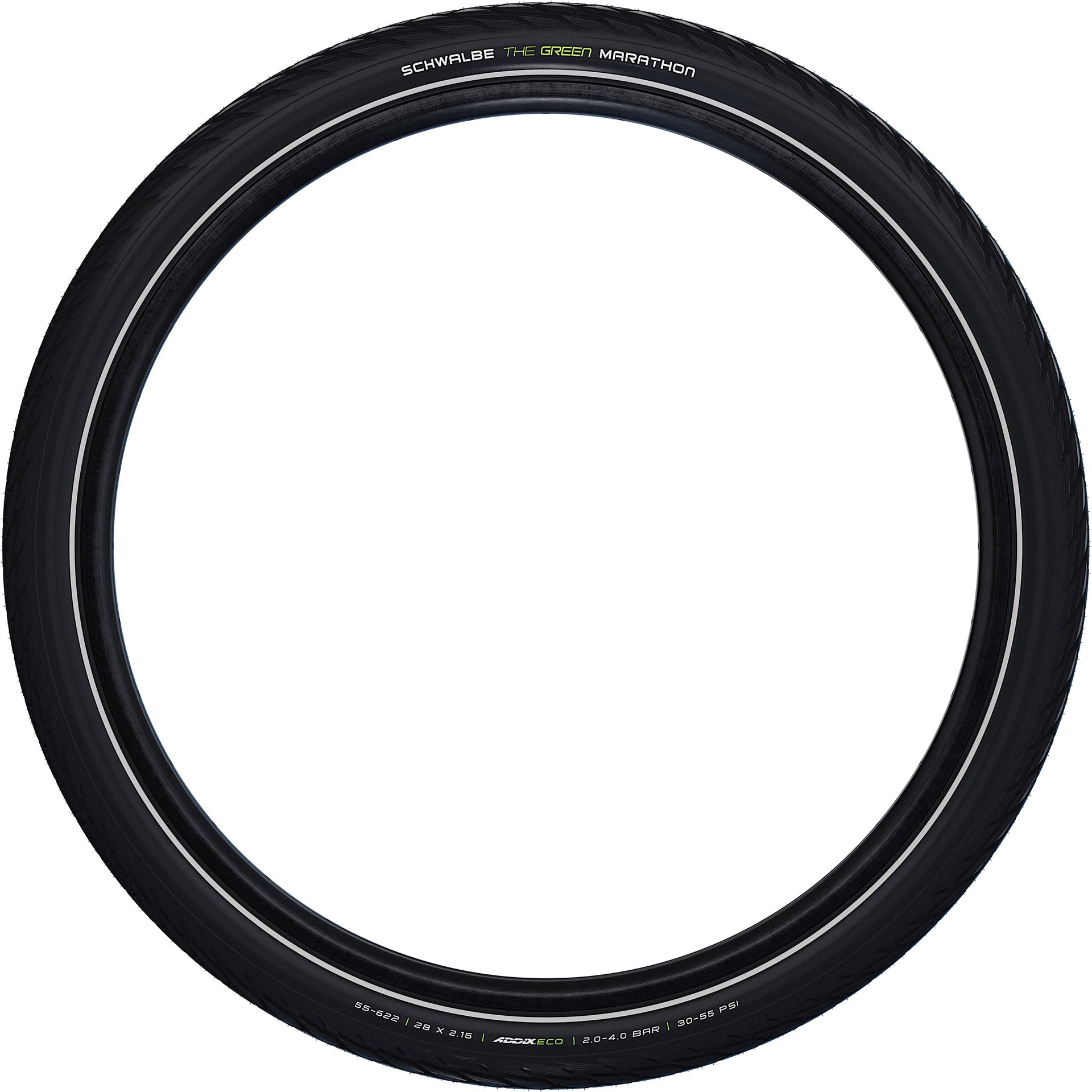Schwalbe Marathon Green Guard 55-622 (28x2.15) Reflex noir