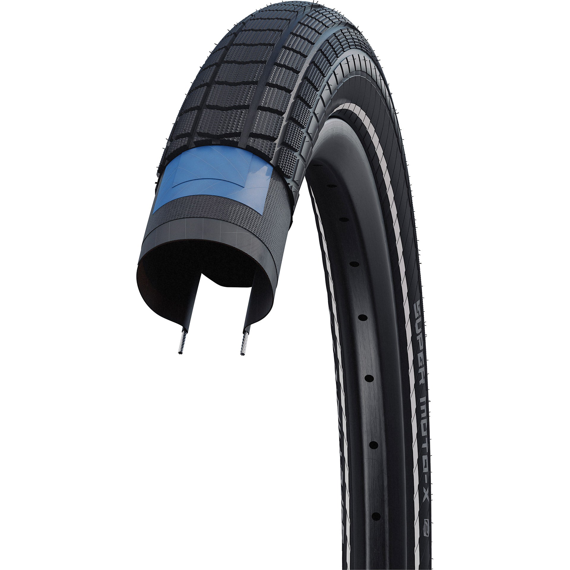 Schwalbe bub 28x215 sc 55-622 r super moto x agg dd zw