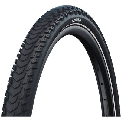 Schwalbe marathon mondial pro - pliable - addix - v-guard - 27,5x2,40 - noir + reflex