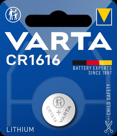 Batterie de cellules de bouton Varta 3V CR1616