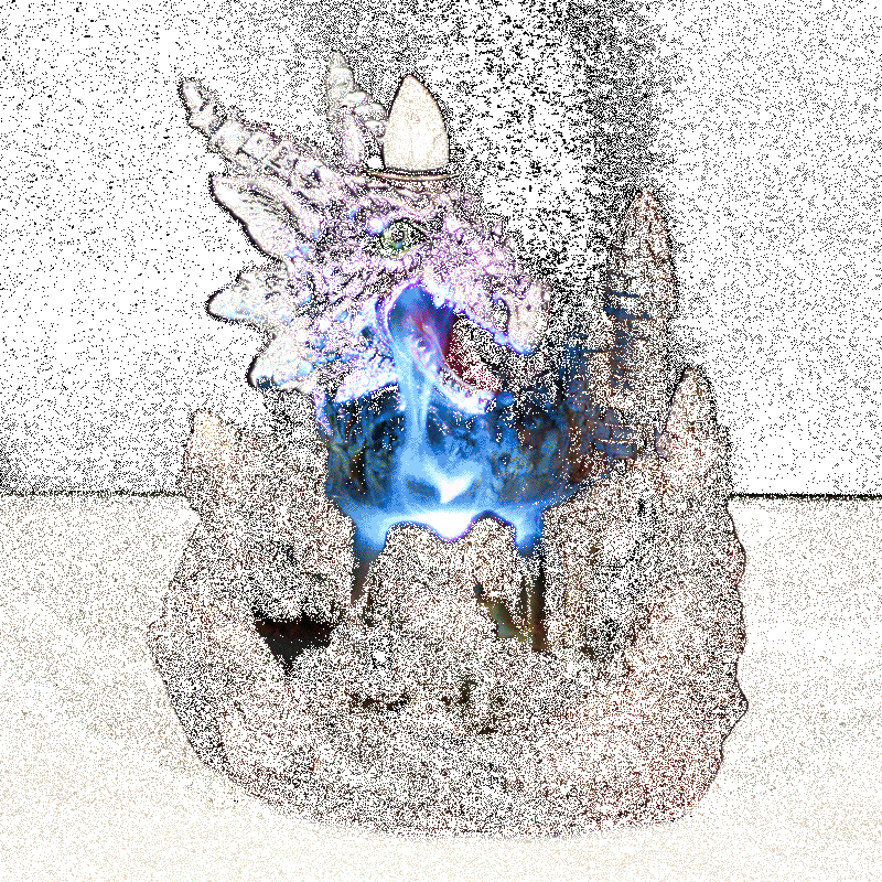 Porte-encens de reflux Purple Dragon LED