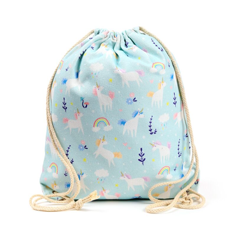 Unicorn Magic Canvas Trekkoord sac à dos