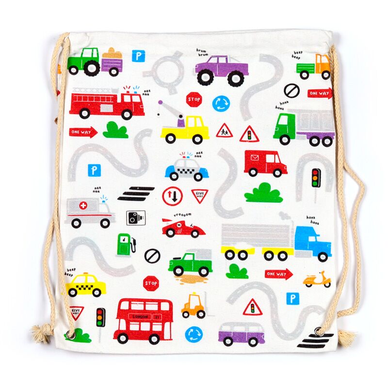 Small Motors Canvas Trekkoord sac à dos