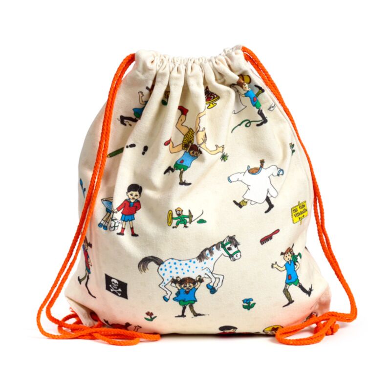 Pippi Langkous Canvas Trekkoord sac à dos