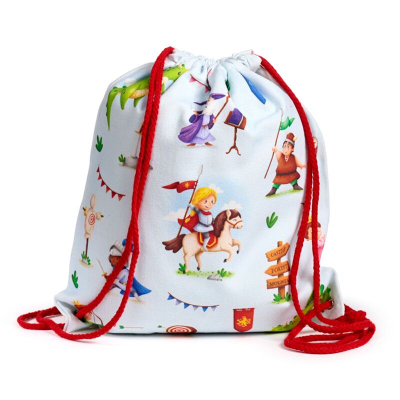Knights Draken Canvas Trekkoord sac à dos