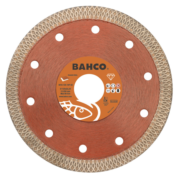 Meule Bahco | diamant | pour céramique et carrelage | 115 x 2,0 x 22,23 mm - 3917-115-7s-c