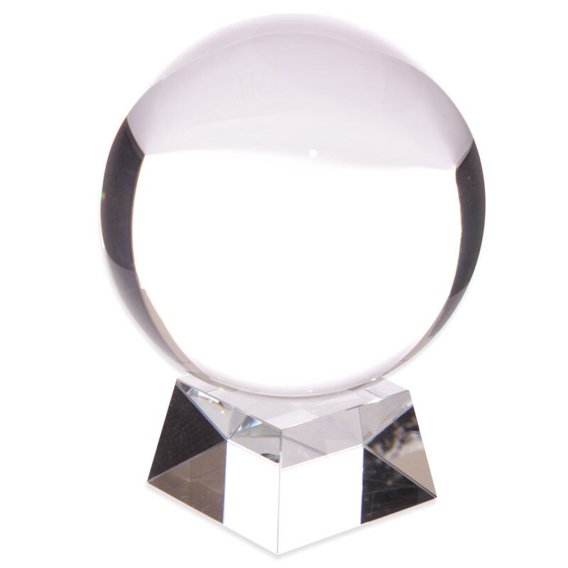 Crystal Ball en boîte cadeau - 14 cm
