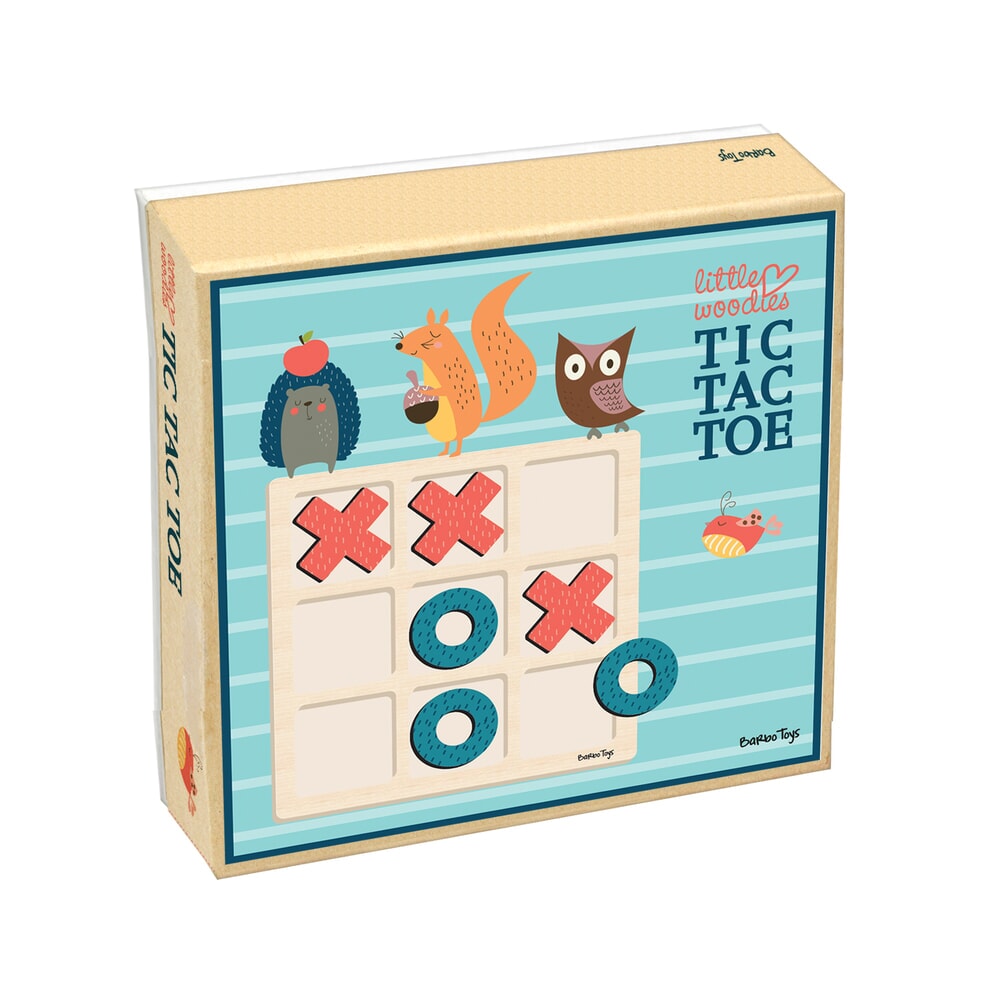 Barbo jouets petits bois - tic tac toe (5409)