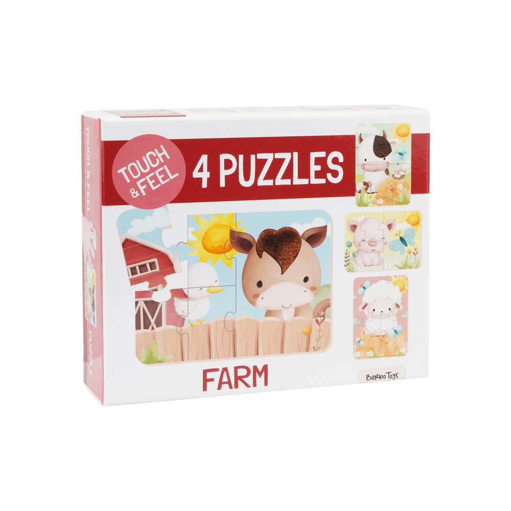 Barbo jouets ferme puzzles tactiles (5609)