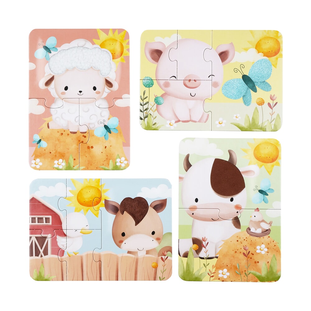 Barbo jouets ferme puzzles tactiles (5609)