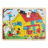 Barbo Toys Puzzle encadré en bois Pippi - FSC (8602)
