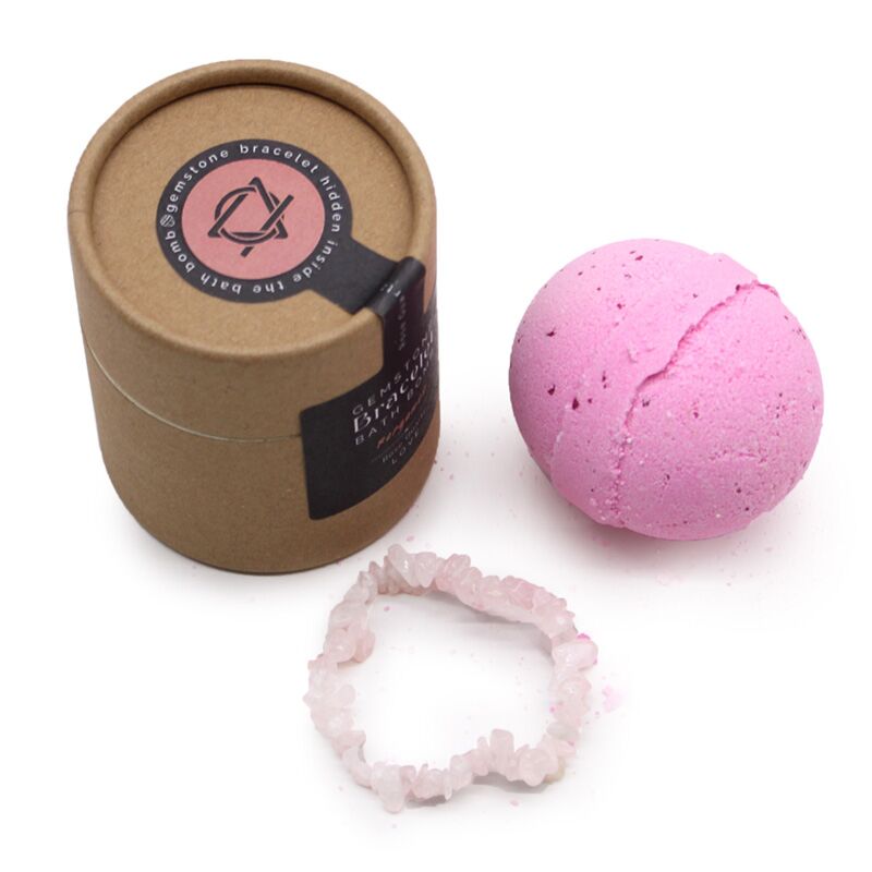 Rose Quartz Bracelet Shea Butter Bergamot Bustball