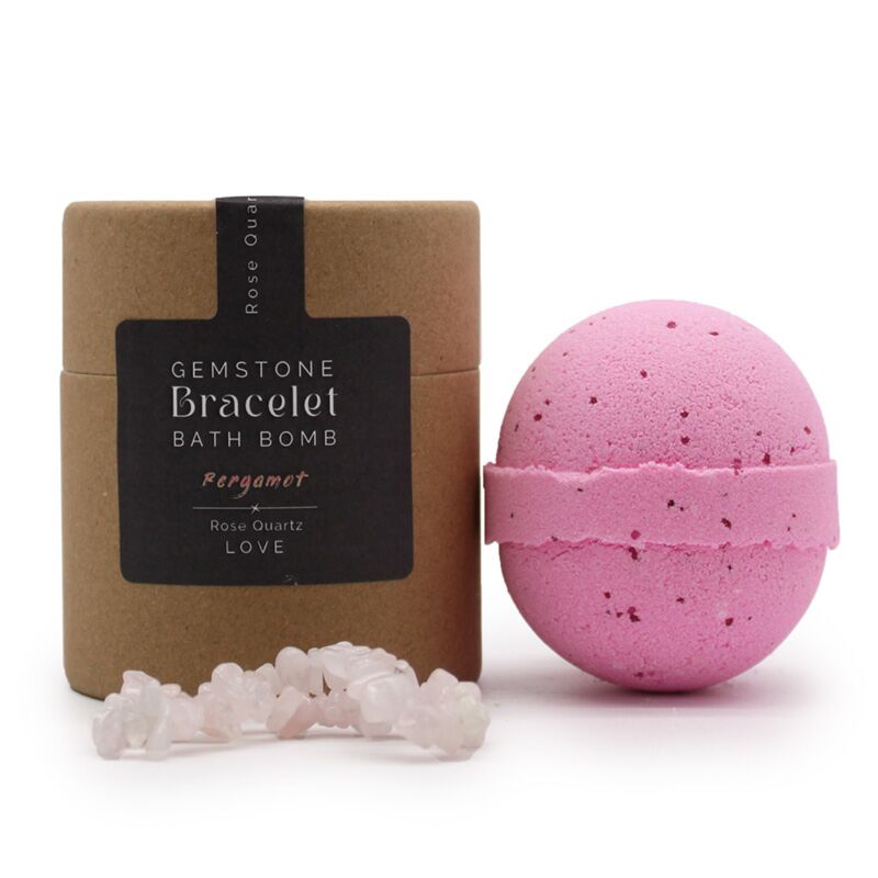 Rose Quartz Bracelet Shea Butter Bergamot Bustball