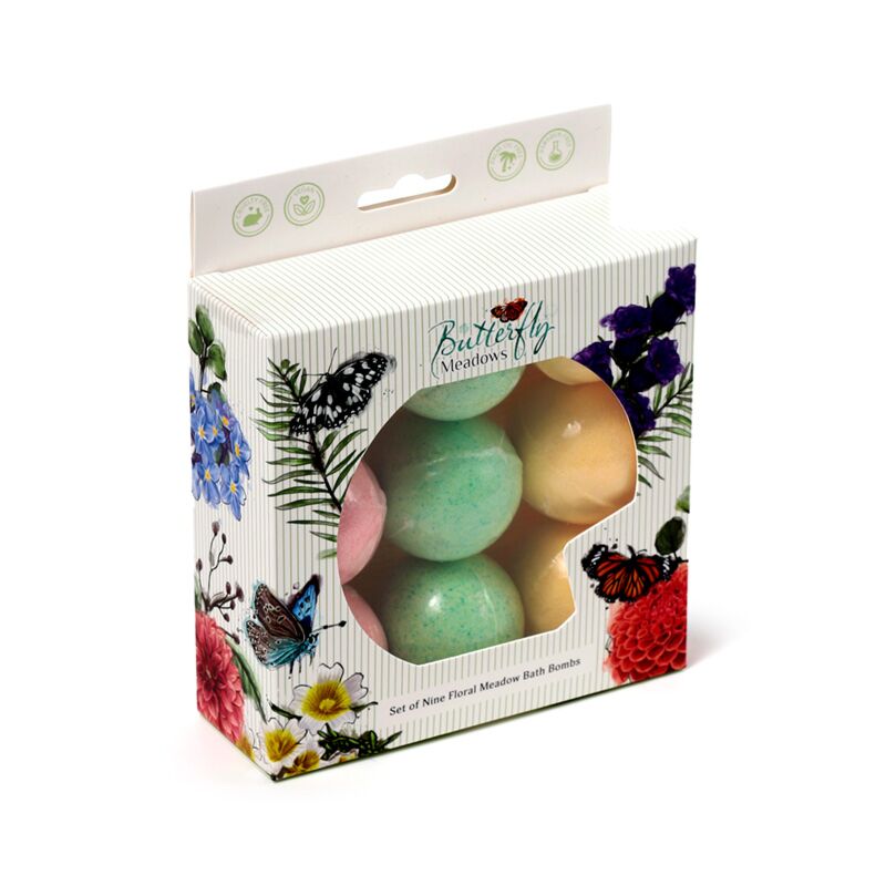 Ensemble de cadeaux de beauté 9 papillons meadows mini bruison