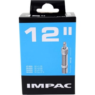 Chambre à air Impac (par Schwalbe) DV16 12x1.75 2.35 ETRTO 47 62-203, Valve : Blitz Holland 26mm
