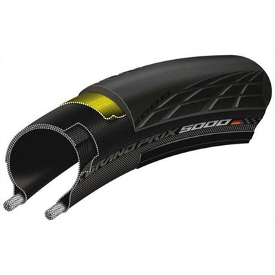Continental Grand Prix 5000 Band de pliage, vélo de course, 28-622, noir