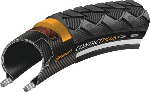 Continental Contact 28x1.75 Pneu noir