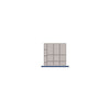 Range de Bott Cubio avec 13 plateaux 65x65 Tiroir