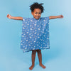 BLISS DE CORAL | plage hydrophile multicolore poncho 52 x 52 cm