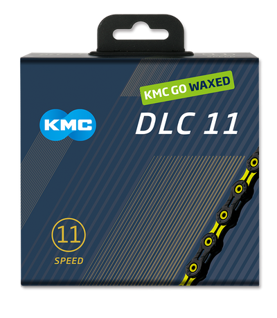 Kmc ketting dlc11 noir jaune 118s cire