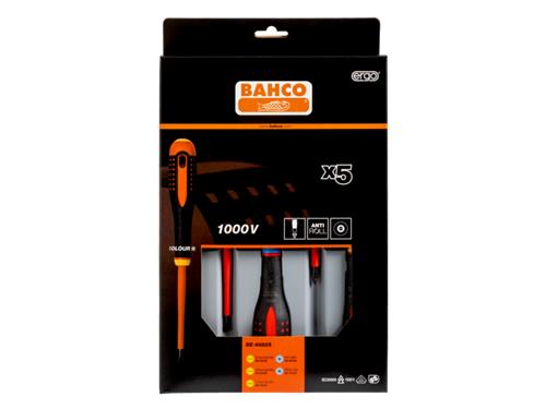Bahco jeu de tournevis ergo 1000v 5 pièces