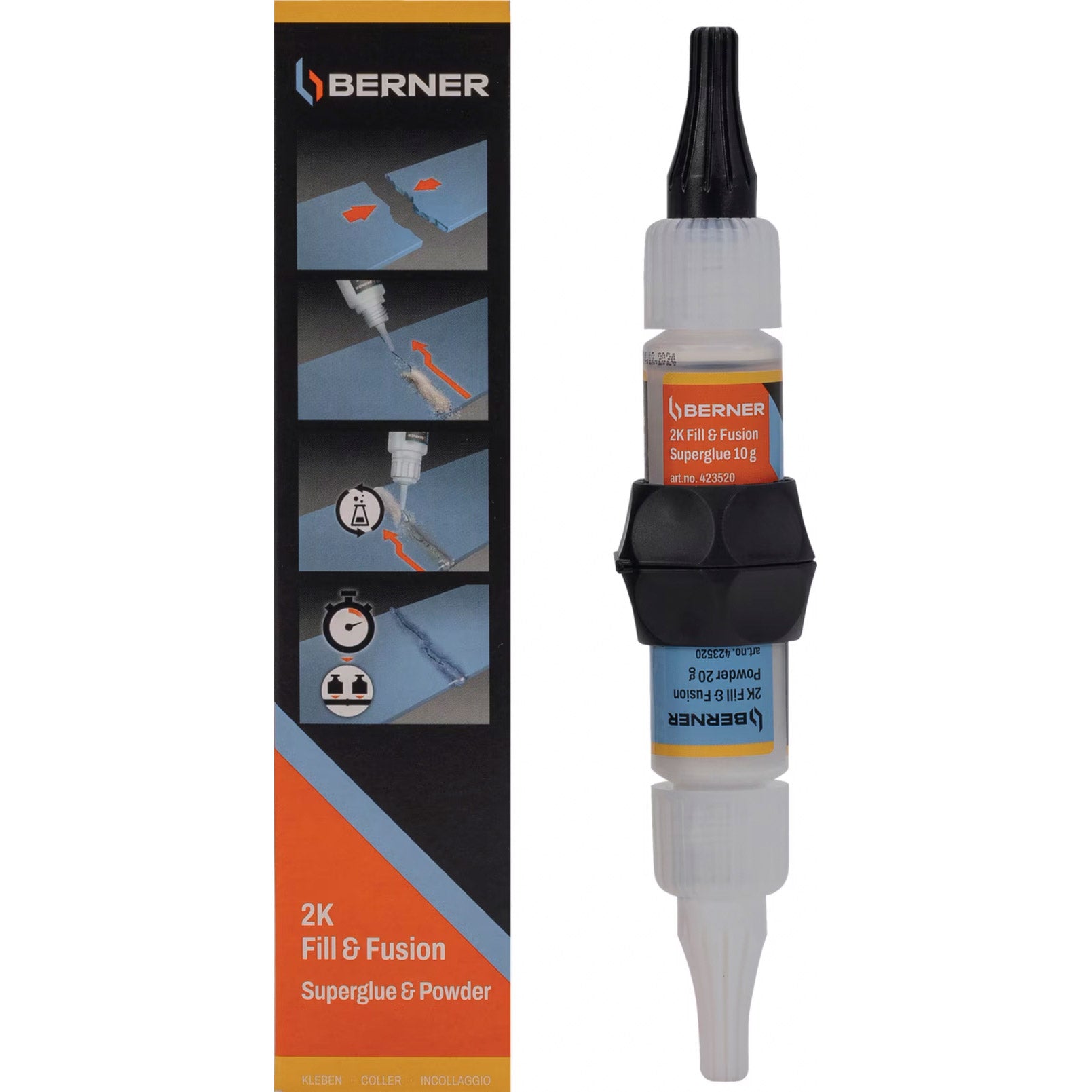 CEMA 2 composants Superglue 2K Fill Fusion 10g