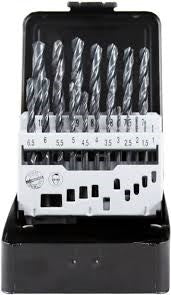 HSS Drilling Set 19 pièces dans la boîte en PVC
