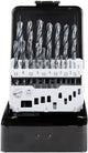 HSS Drilling Set 19 pièces dans la boîte en PVC