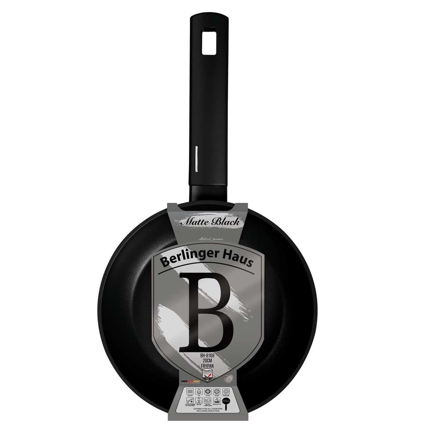 Poêle Berlingerhaus noir mat 20cm