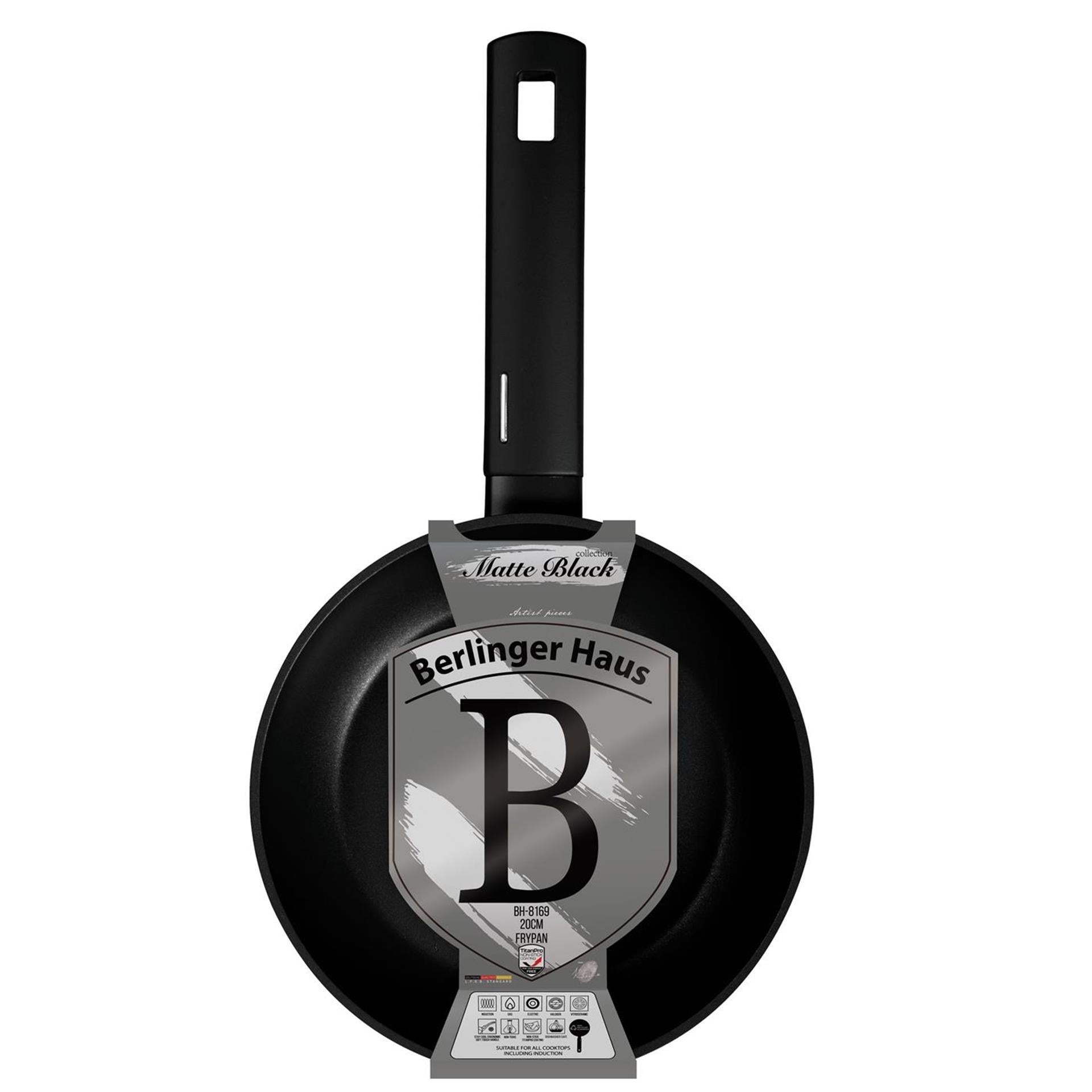 Poêle Berlingerhaus noir mat 20cm