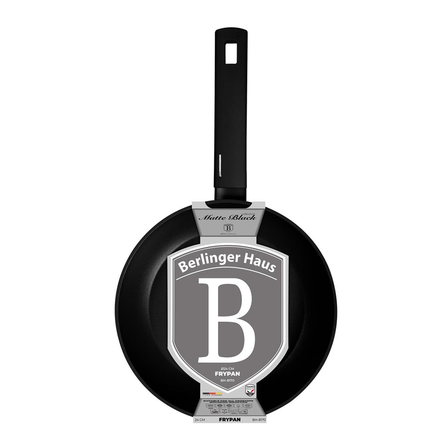 Poêle Berlingerhaus noir mat 24cm