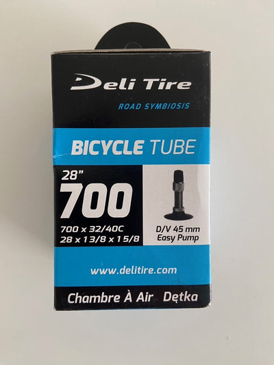 Deli pneu intérieur tube DV17 28 pouces 28x1 5 8x1 3 8 37 42-622 45 mm
