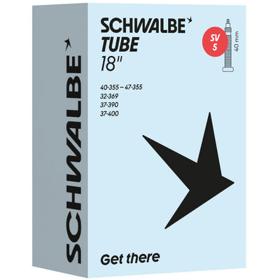Chambre à air Schwalbe SV5 18 pouces 32 47-355 400 fv 40mm