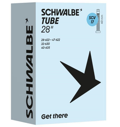 Tube intérieur de Schwalbe SCV17 28 pouces 28 47-622 635 Valve Clik 40 mm