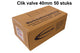 Chambre à air Schwalbe scv15 23 30-622 630 valve clic 40mm wp (50)