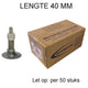 Emballage d'atelier de Schwalbe Tube intérieur 28 pouces DV19 (P50)