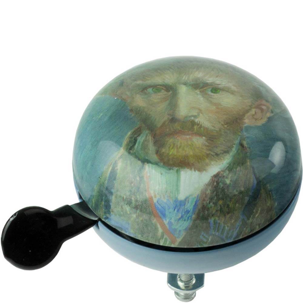 Sonnette de vélo WIDEK DingDong grand Vincent van Gogh, 80mm, sur carte